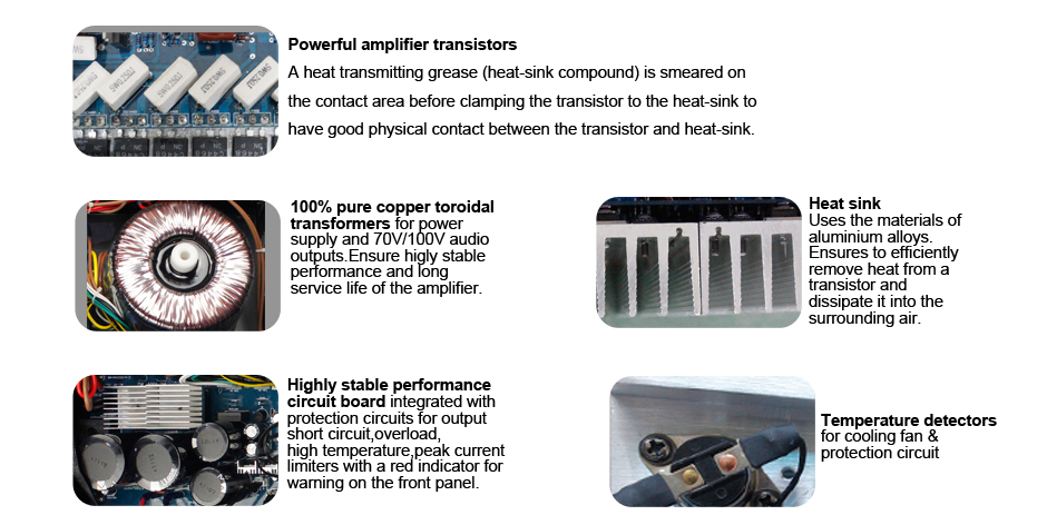 RH-AUDIO High Power Amplifier Details
