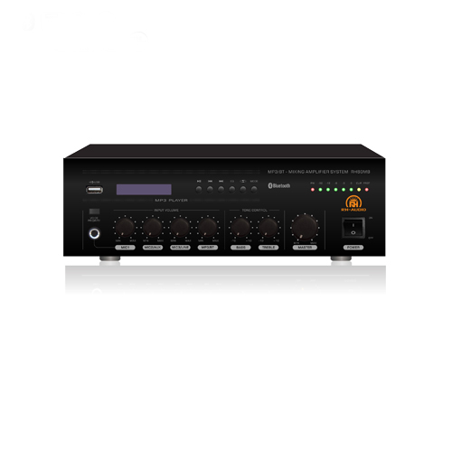 Bluetooth 100v Line Amplifier with USB Player