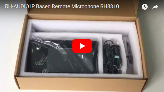 RH-AUDIO IP Based Remote Microphone RH8310