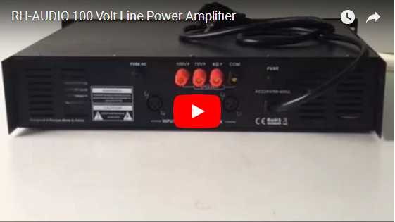 RH-AUDIO 100 Volt Line Power Amplifier