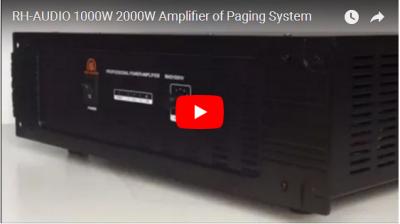 RH-AUDIO 1000W 2000W Amplifier Of Paging System