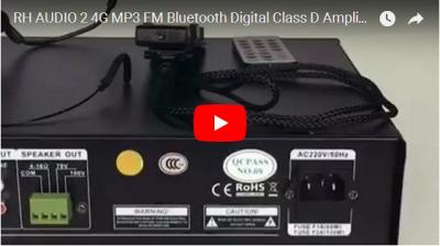 RH AUDIO 2 4G MP3 FM Bluetooth Digital Class D Amplifier