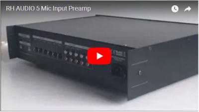 RH AUDIO 5 Mic Input Preamp