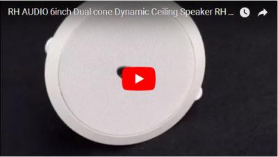 RH AUDIO 6inch Dual Cone Dynamic Ceiling Speaker RH T13