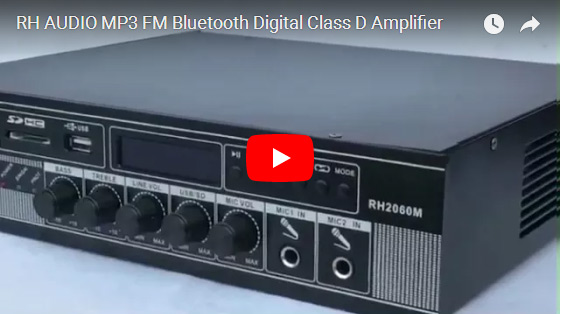 RH AUDIO MP3 FM Bluetooth Digital Class D Amplifier
