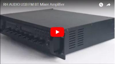 RH AUDIO USB FM BT Mixer Amplifier