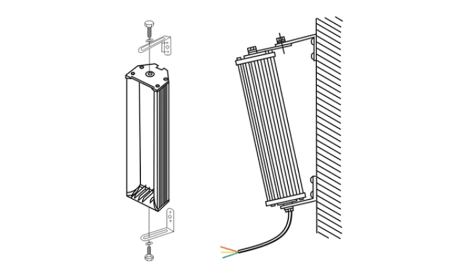 RH-AUDIO Waterproof Public Address Loudspeakers RH-CS5 Series Installation