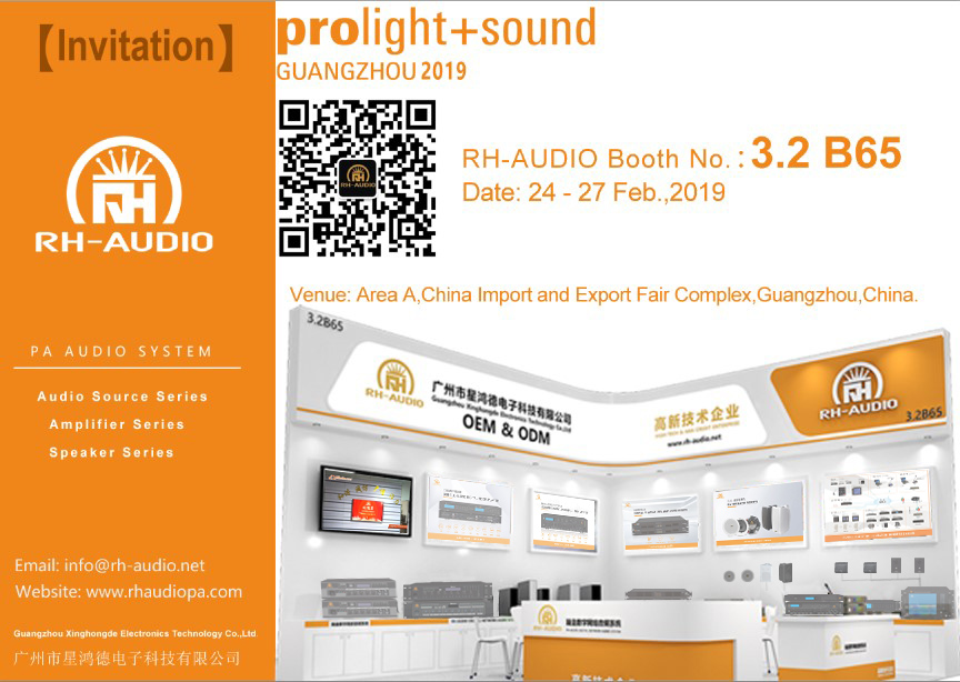 RH-AUDIO Prolight+Sound Exhibition 2019